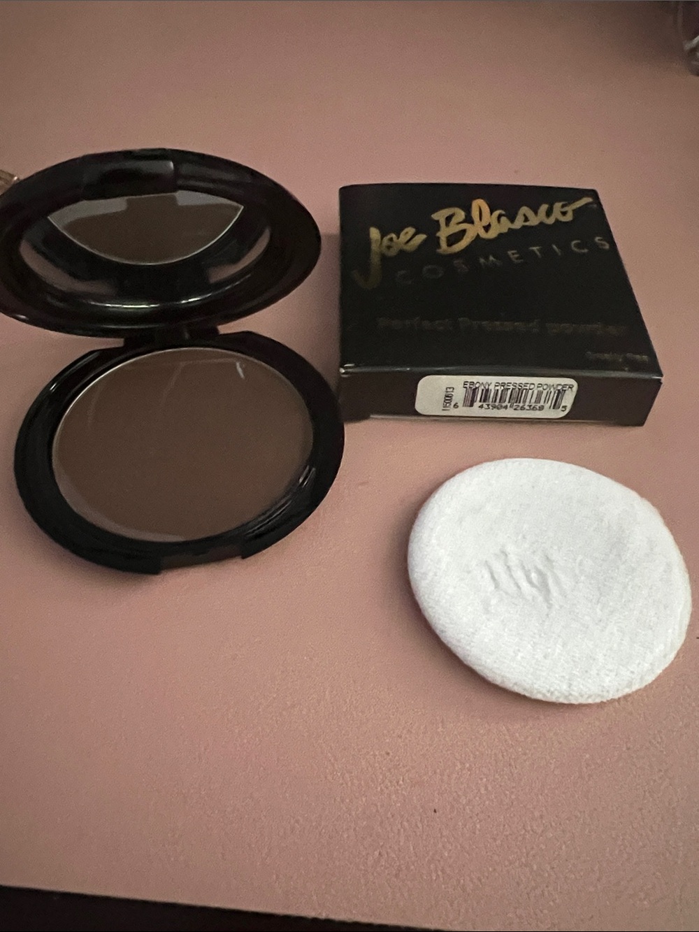 Pressed Setting Powder Compact - Ebony